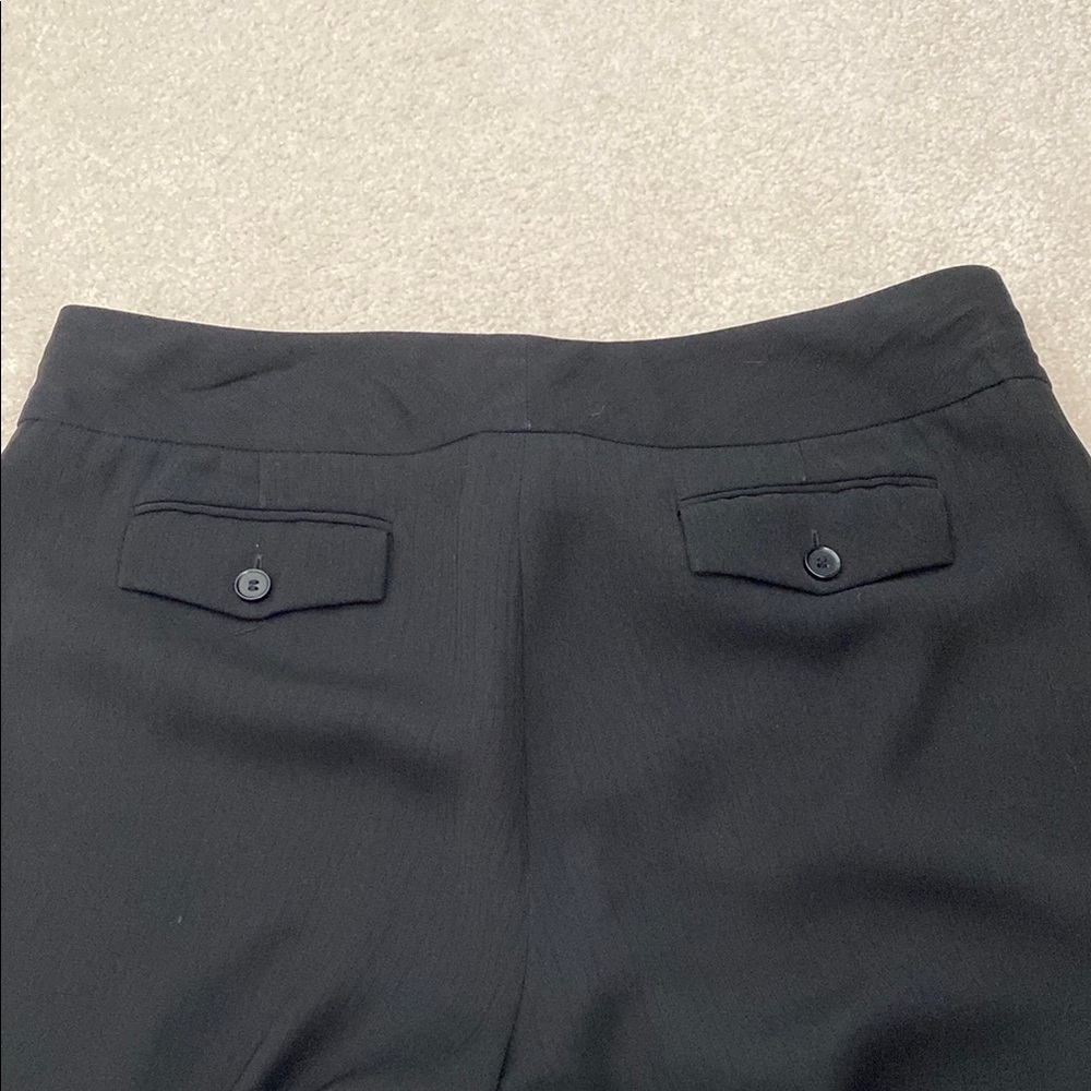 Jones New York Black Trousers Elegant Design Size 10 - Picture 3 of 7